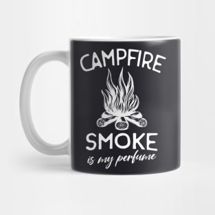 Campfire Smoke funny Outdoor Camper Gift Mug